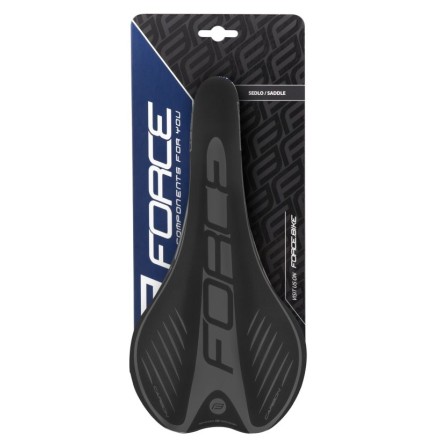 sedlo FORCE SPEED, černo-šedé, Crn-Titan