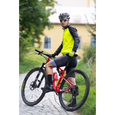 bunda FORCE WINDPRO neprofuk, fluo-černá M