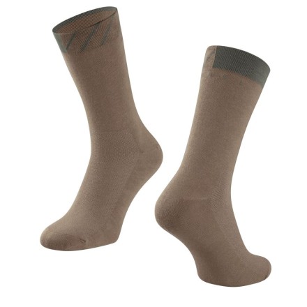 ponožky FORCE MARK, hnědé L-XL/42-46