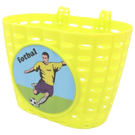 koš přední dětský zelený FOTBAL