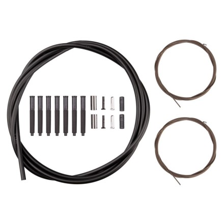 bowdeny+lanka řadící set SH MTB POLYMER, černý