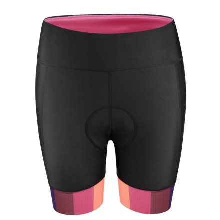 kraťasy F VICTORY LADY do pasu s vlož. črn-růž S