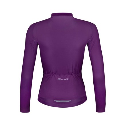 dres F PURE LADY dlouhý rukáv, fialový XS
