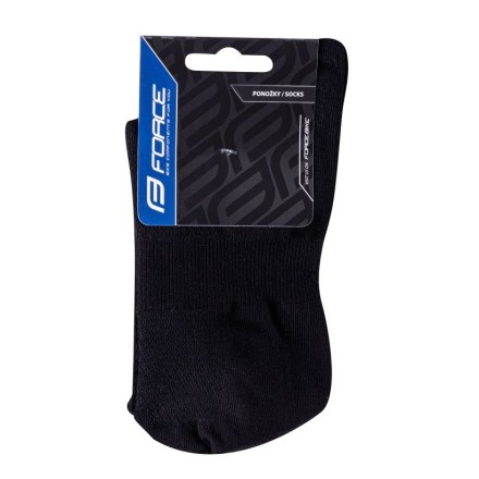 ponožky FORCE MID volnocasové, cerné L-XL/42-46