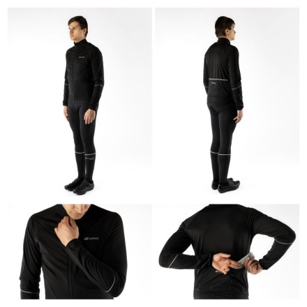 bunda FORCE ARROW softshell, černá XS