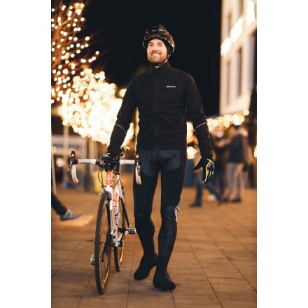 bunda FORCE ARROW softshell, černá XS