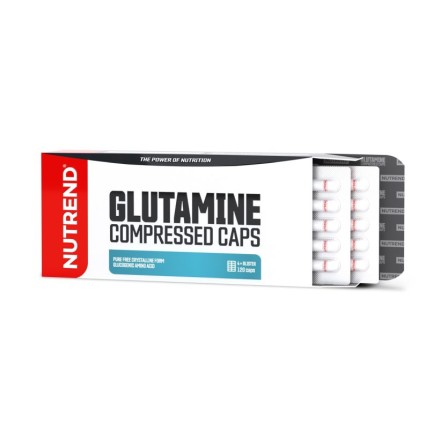 Glutamine Compressed Caps, 120 kapslí