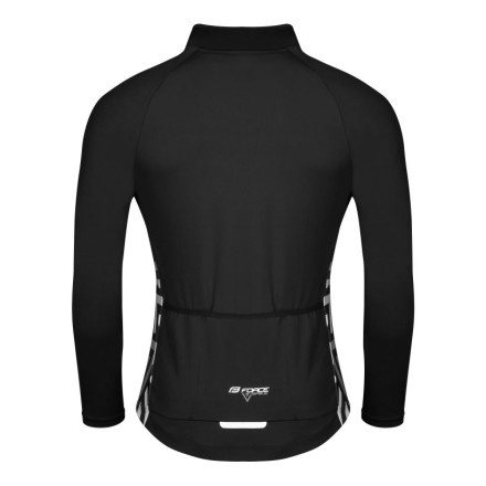 dres FORCE SPIKE dlouhý rukáv, černo-bílý XL