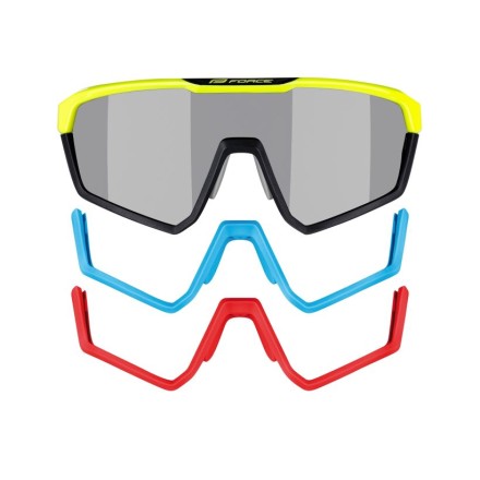 brýle FORCE APEX, fluo-černé, fotochromatické sklo