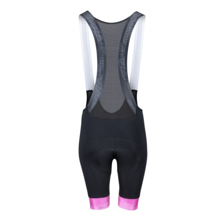 kraťasy F STRIPE LADY se šráky a vl, černo-růž XXL