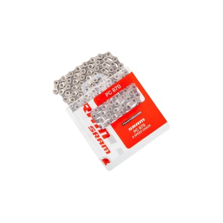 Retez SRAM PC 870 114 cl. se spojkou PowerLink Silver 8 rychl.