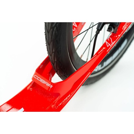 Crussis koloběžka Cobra Sport 4.2-4 bílá/červená