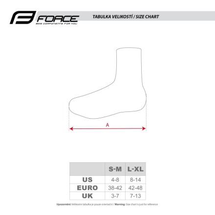 návleky treter FORCE COZY ROAD, černé L-XL