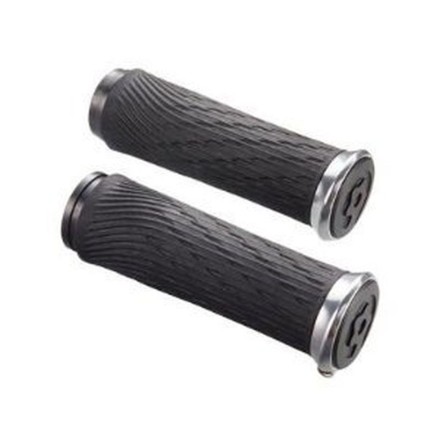 SRAM Locking gripy XX1 pro otocné razení 100/122mm cerné se stríbrnou obj. a zátkami