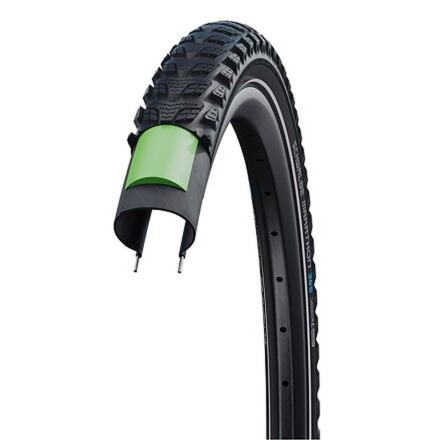 Schwalbe plášt Marathon 365 37-622 Addix 4season GreenGuard cerná+reflexní pruh