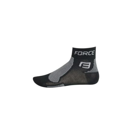 ponožky FORCE 1, cerno-šedé S - M