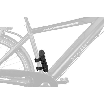 zámek F FOLD skládací 80 cm, 6 článků, černý+držák