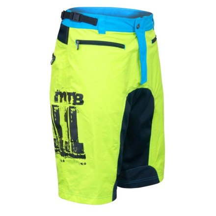 kraťasy F MTB-11 odnímatelná vložka, fluo XS