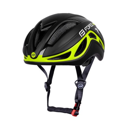 přilba FORCE REX, černo-fluo, S-M