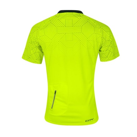 dres FORCE CITY, fluo-černý M