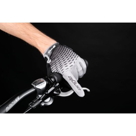rukavice FORCE MTB ANGLE letní, šedo-černé XS