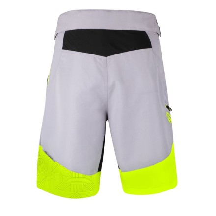 kraťasy F STORM, odnímatelná vložka, šedo-fluo L