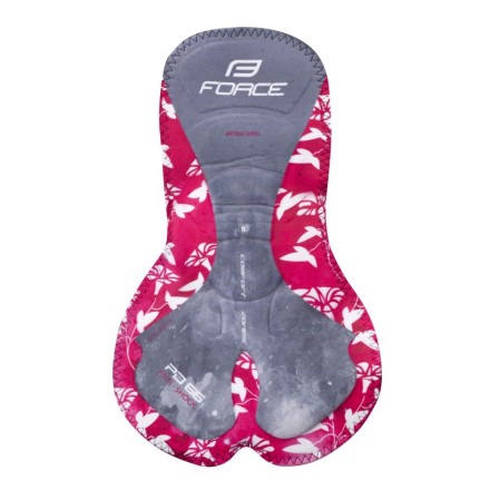 kalhoty F REFLEX LINE LADY s vložkou,črn-růžov S