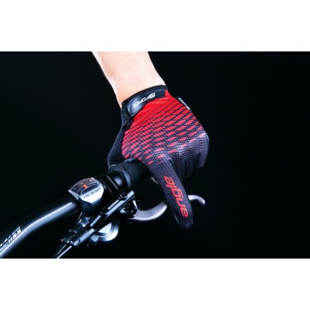 rukavice FORCE MTB ANGLE letní,červeno-černé S