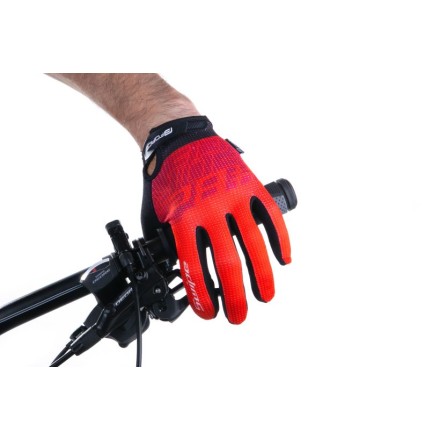 rukavice FORCE MTB SWIPE letní,červené M